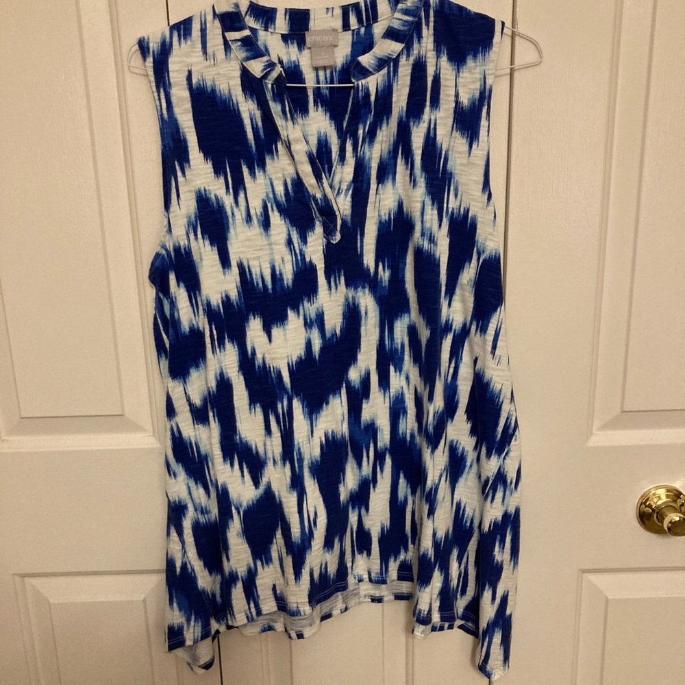 Chico’s Sleeveless Tunic Top Sz 3 (16)